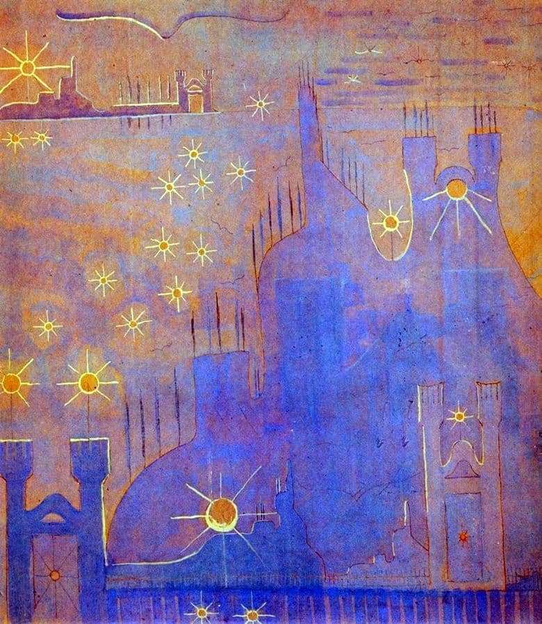 Description of the painting by Mikalojus Čiurlionis Sonata of the Sun