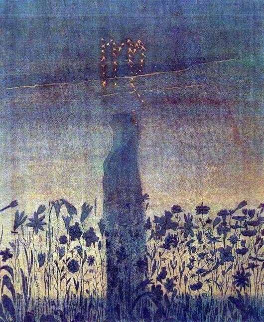 Description of the painting by Mikalojus Čiurlionis Signs of the Zodiac