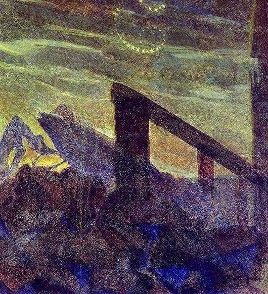 Description of the painting by Mikalojus Čiurlionis Signs of the Zodiac