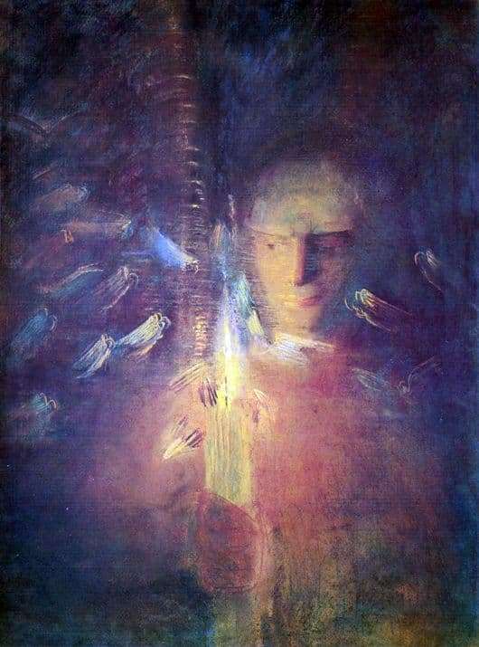 Description of the painting by Makaloyus Čiurlionis Truth