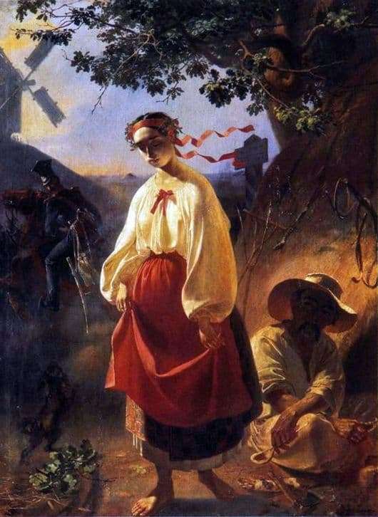 Description of the painting by Taras Shevchenko Katerina