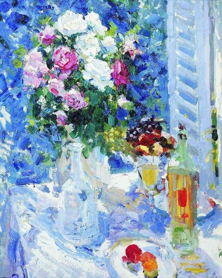 Description of the painting by Konstantin Korovin Flowers and fruits (1911)