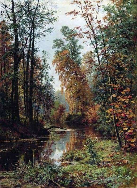 Description of the painting by Ivan Shishkin Park in Pavlovsk