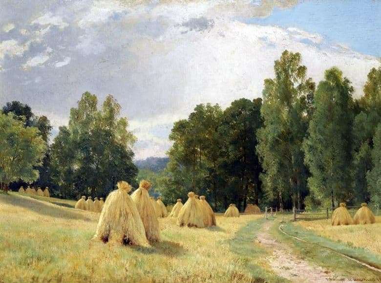 Description of the painting by Ivan Shishkin Haystacks. Transfiguration 