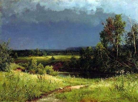 Description of the painting by Ivan Shishkin Before the storm