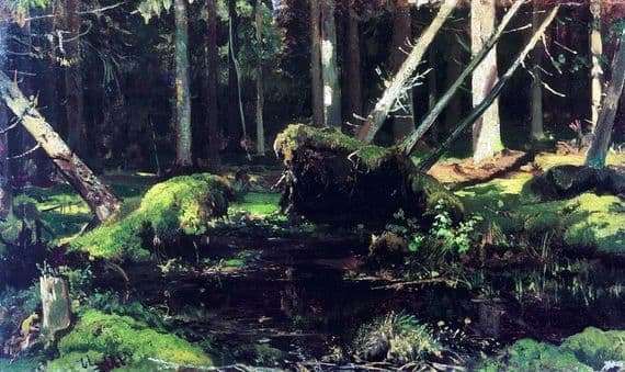 Description of the painting by Ivan Shishkin Burel