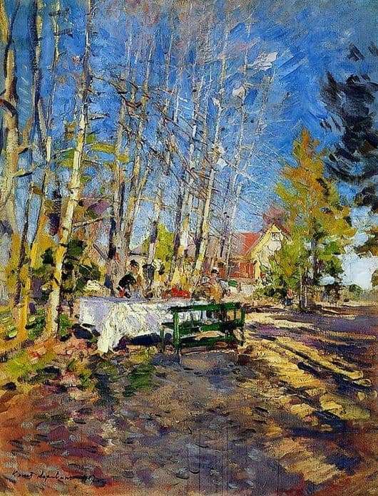 Description paintings Constantine Korovin Spring