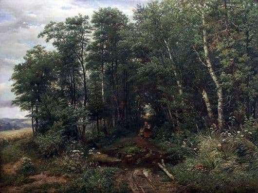 Description of the painting by Ivan Ivanovich Shishkin Mushroom