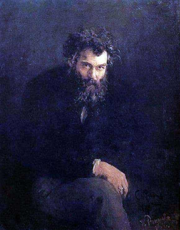 Description of the painting by Ivan Shishkin Self portrait