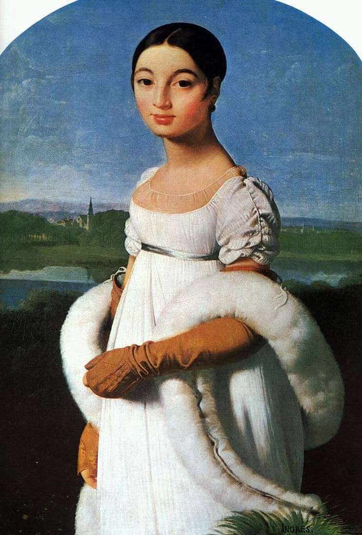 Description of the painting by Jean Auguste Ingres Portrait of Mademoiselle Rivière