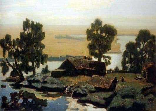 Description of the painting by Nikolay Krymov Noon