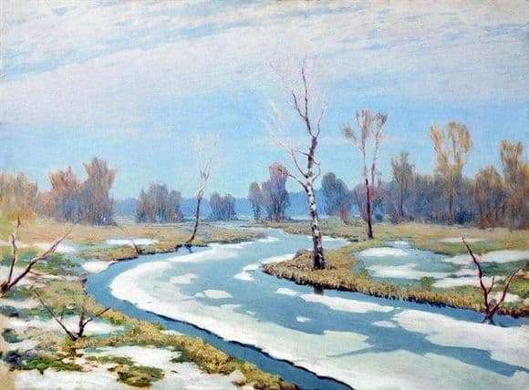 Description of the painting by Arkhip Kuindzhi Early Spring