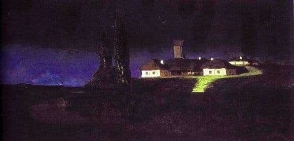 Description of the painting by Arkhip Kuindzhi Ukrainian Night