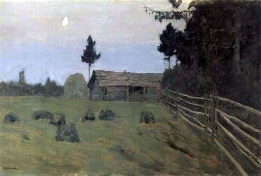 Description of the painting by Isaac Levitan Twilight
