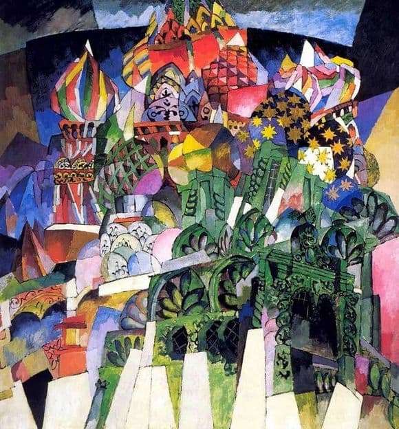 Description of the painting by Aristarkh Lentulov St. Vasily