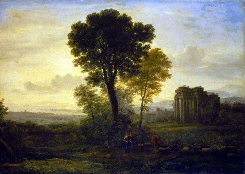 Description of the painting by Claude Lorrain Morning