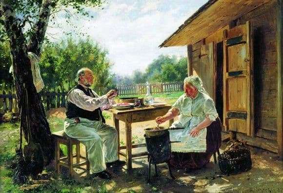 Description of the painting by Vladimir Makovsky Cook jam