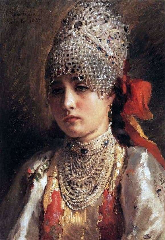 Description of the painting by Konstantin Makovsky Boyar