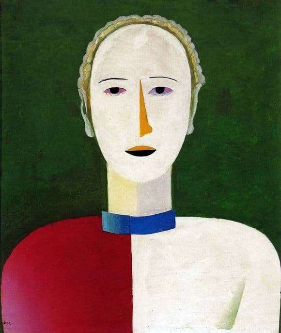 Description of the painting by Kazimir Malevich Female portrait