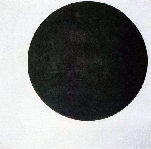 Description of the painting by Kazimir Malevich Black Circle