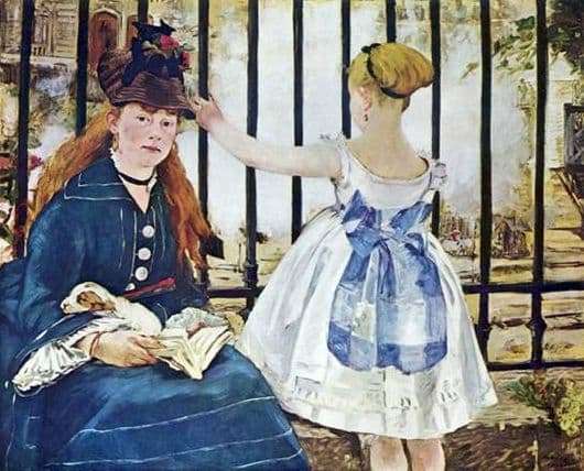 the railway manet