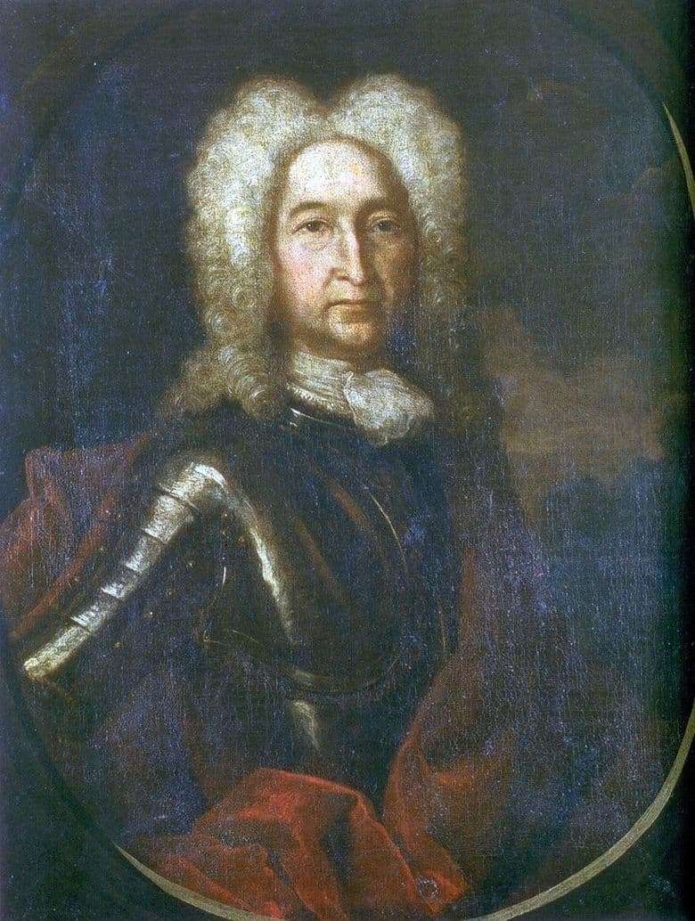 Description of the painting by Andrei Matveyev Portrait of I. A. Golitsyn