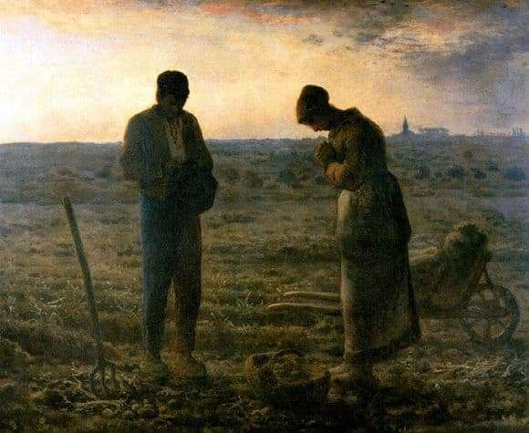 Description of the painting by Jean Francois Millet Angelius