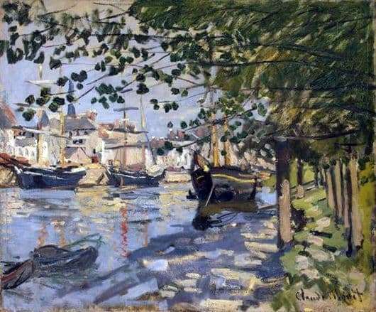 Description of the painting by Claude Monet Seine in Rouen