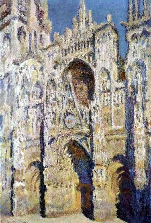 Description of the painting by Claude Monet Cathedral in Rouen