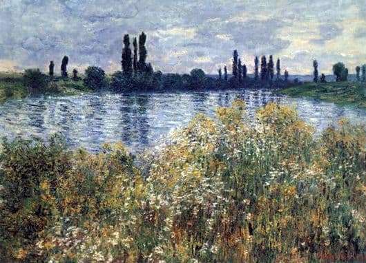 Description of the painting by Claude Monet Seine Coast