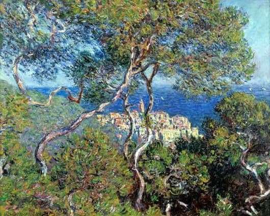 Description of the painting by Claude Monet Bordighera