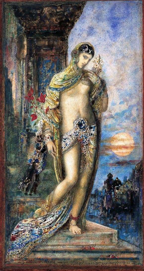 Description of the painting by Gustave Moreau Song of Songs
