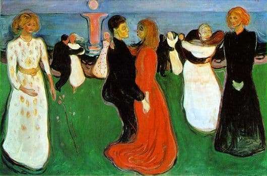 Description of the painting by Edward Munch Dance of Life