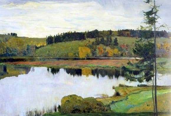 Description of the painting by Mikhail Nesterov Autumn Landscape