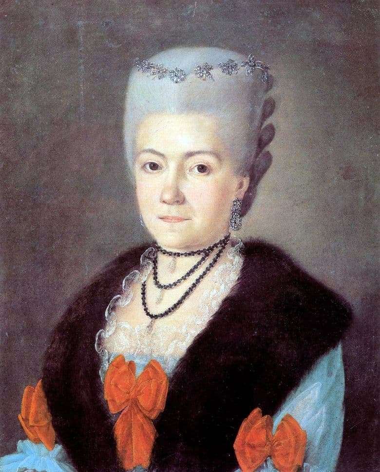 Description of the painting by Gregory Ostrovsky Portrait of Cherevina