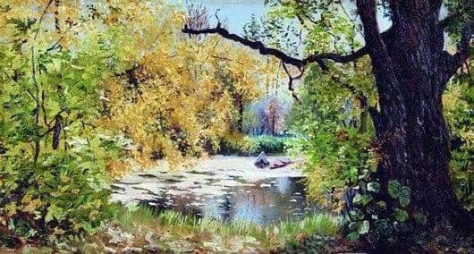 Description of the painting by Ilya Ostroukhov Autumn Landscape