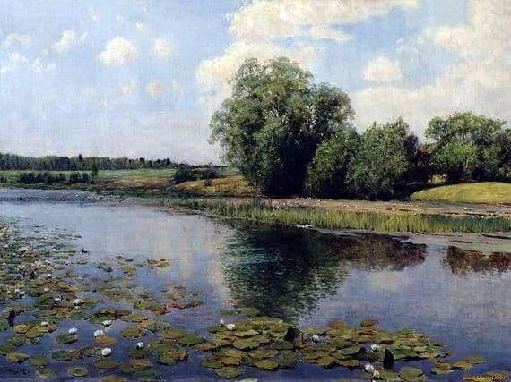 Description of the painting by Ilya Ostroukhov River at Noon