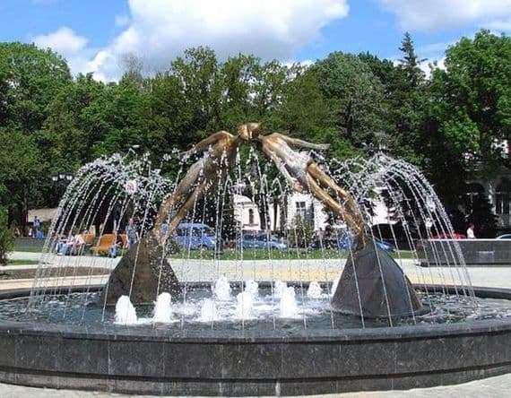 Description of the monument to lovers in Kharkov