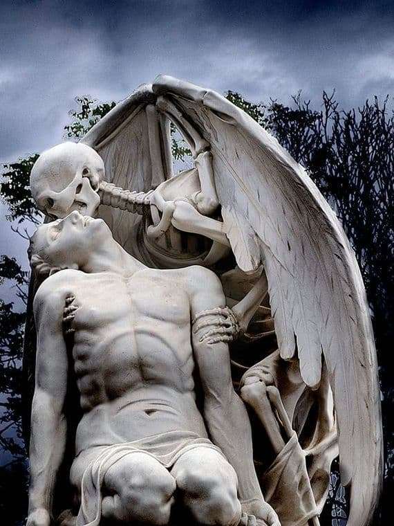 Description Of The The Sculpture Kiss Of Death Monuments