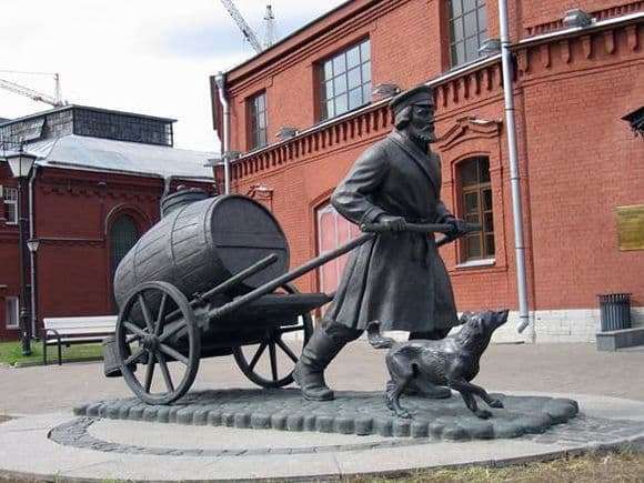 Description of the monument to the water carrier in St. Petersburg